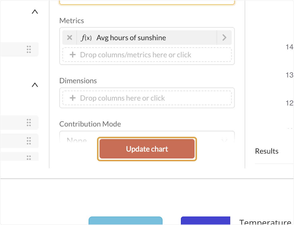 Click on Update chart